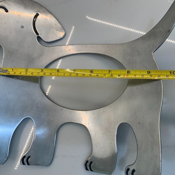 Vintage Concave Aluminum Doggie Frame - Picture 14 of 15